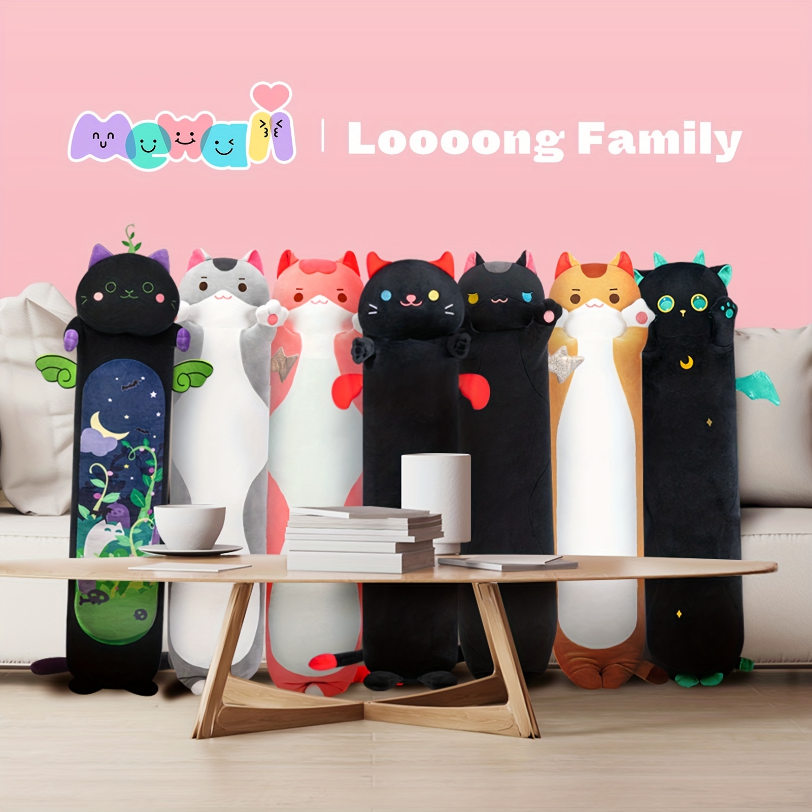 Christmas Meemeows Cat Plush Toy Cute Collection Cats - Temu