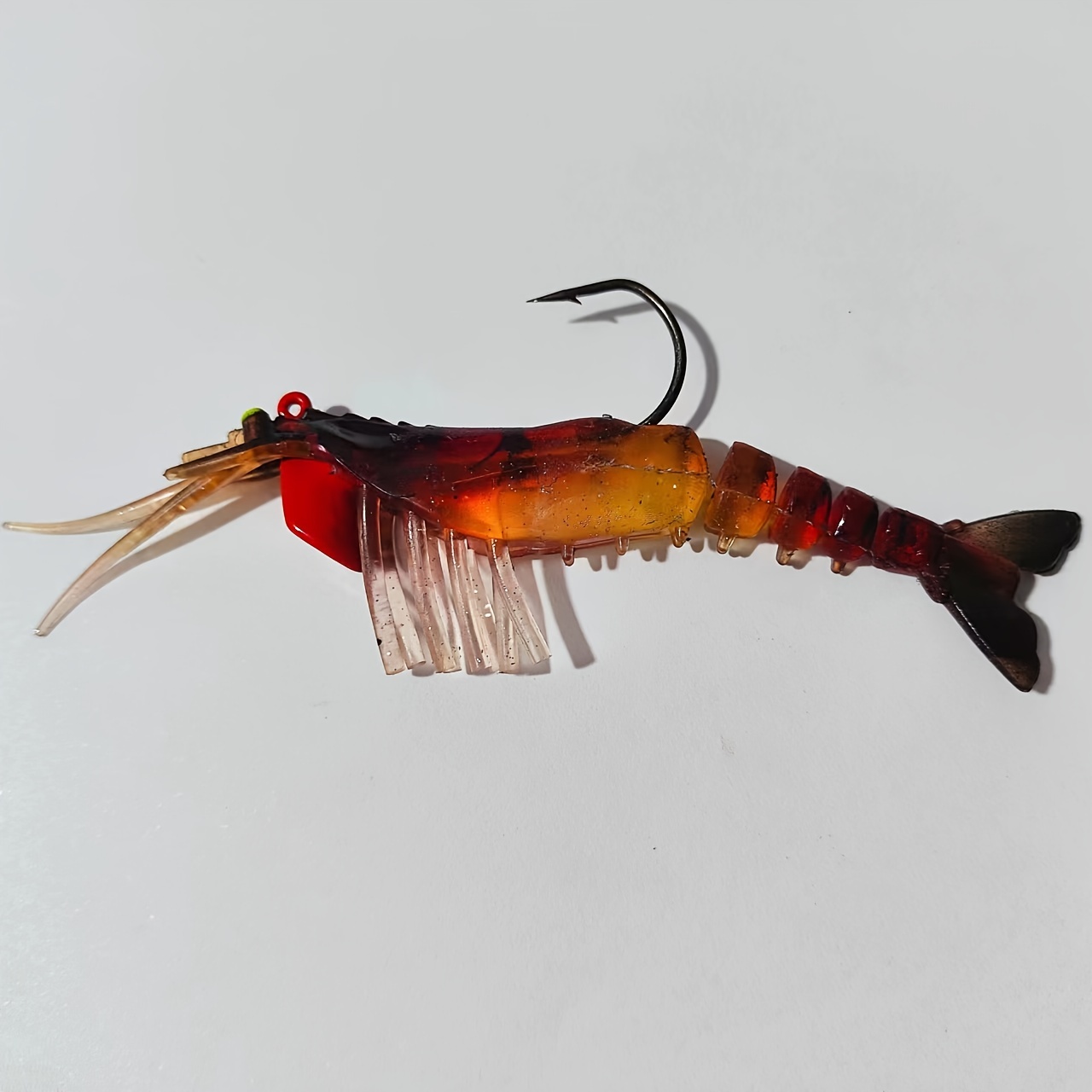 Shrimp Soft Fishing Lure Drop Shot Bionic Soft Bait Bass - Temu