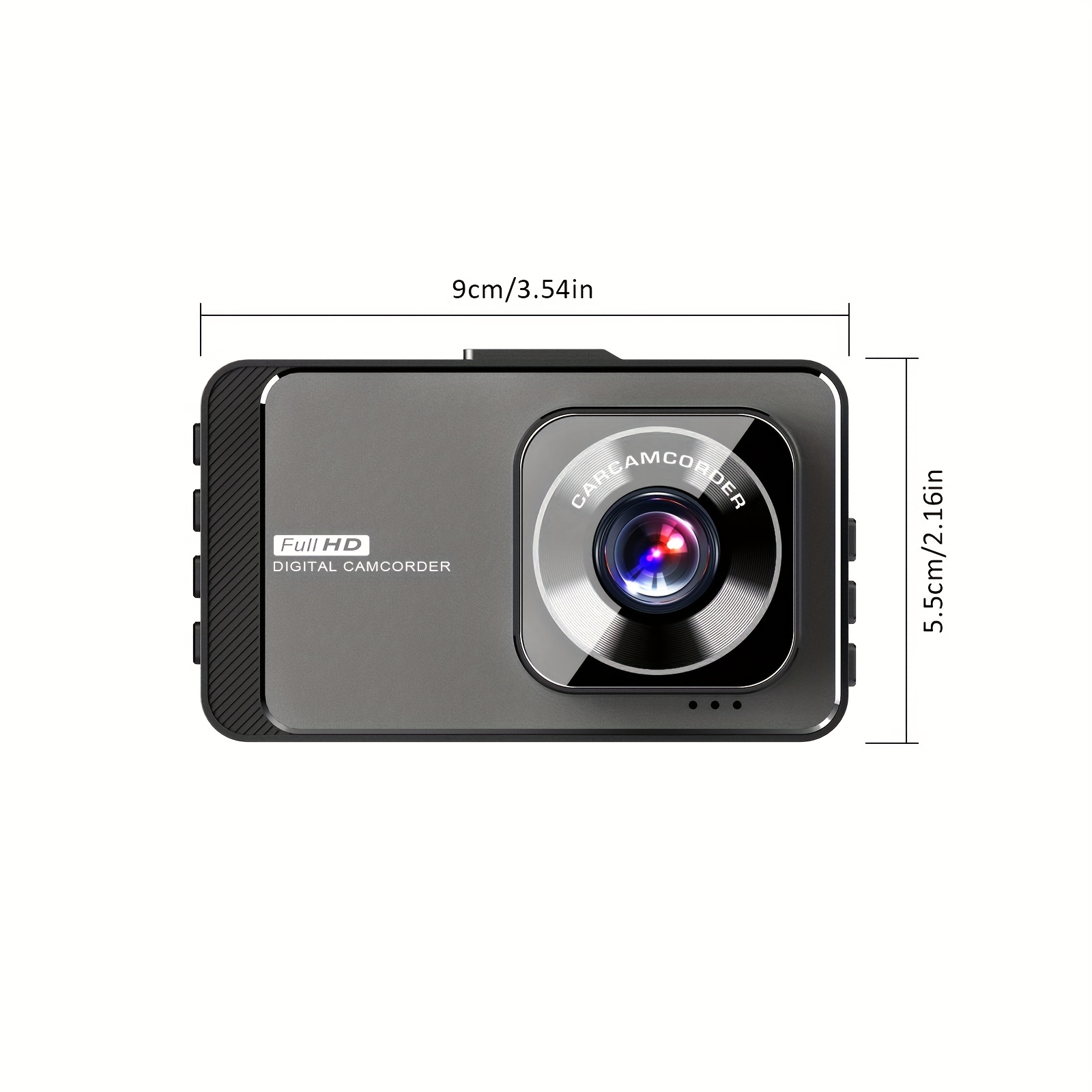 1080p Full Hd Dash Camera Cars 170°wide Angle Dashboard - Temu