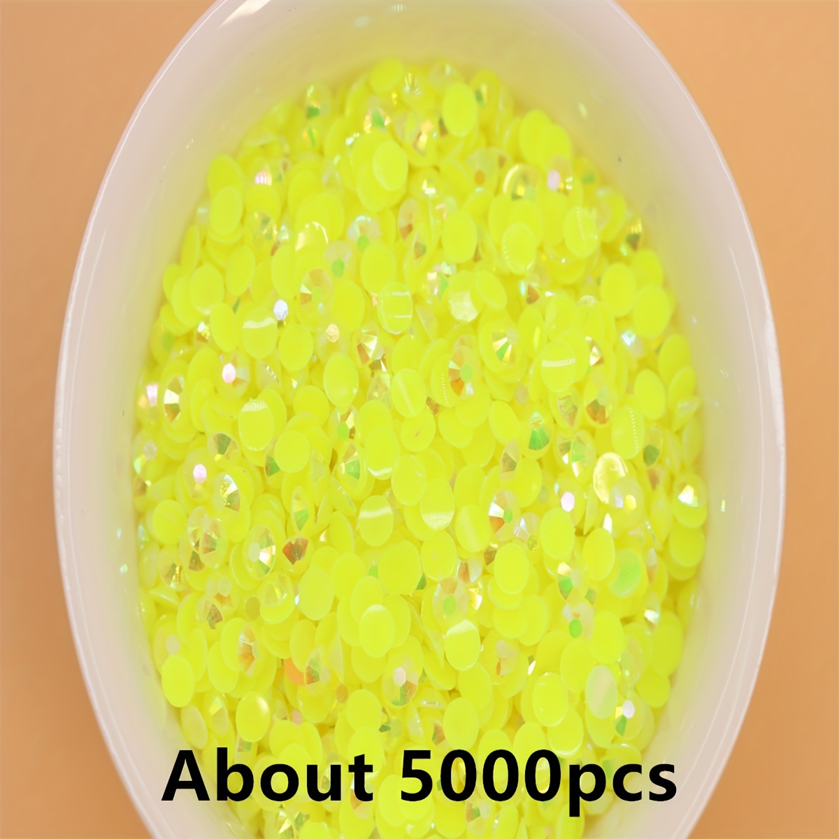 Flat Bottom Resin Rhinestones Nail Art Decoration Lemon - Temu