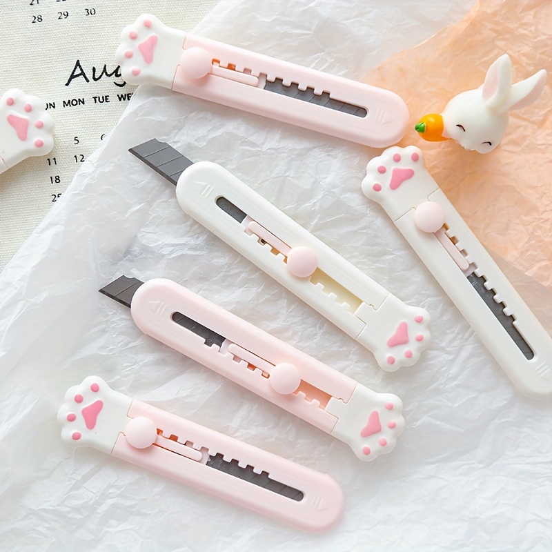 1pc Cute Mini Love Heart Utility Knife, Paper Cutter, Art Knife, Box  Cutter, School, Office Supply, Cutting Tool, Student Stationery, Gift 