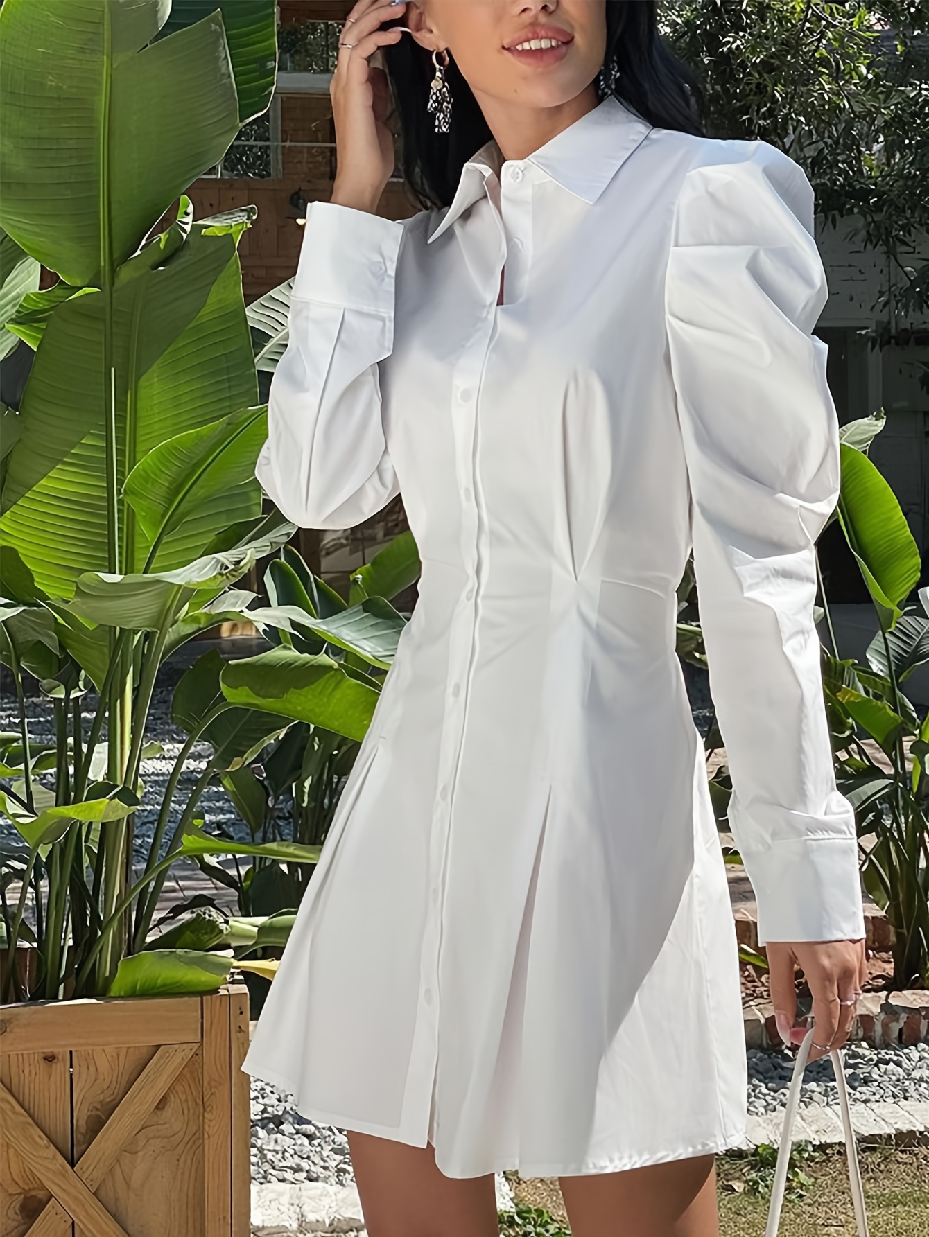 robe chemisier blanche femme