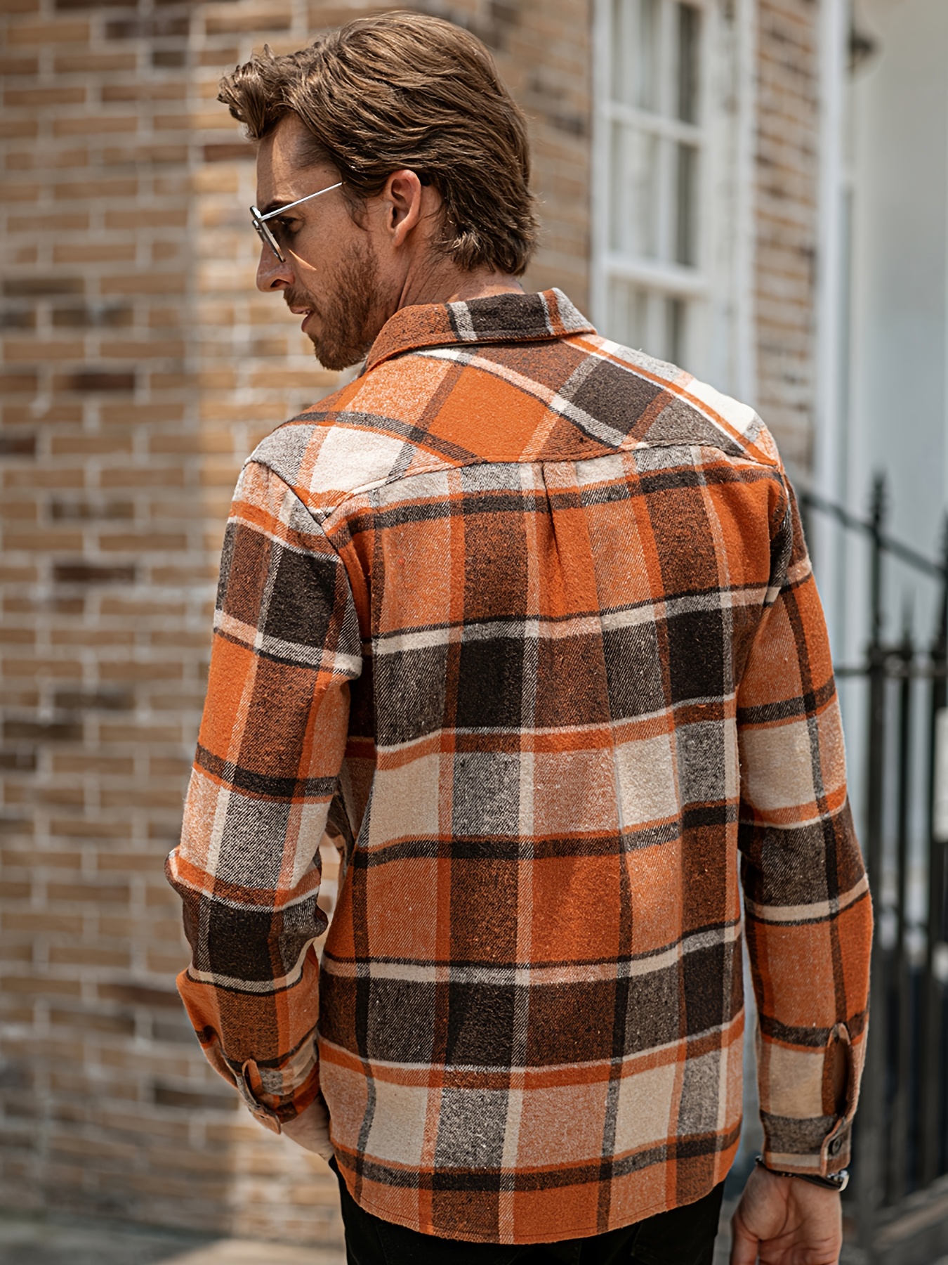 How to style an orange flannel