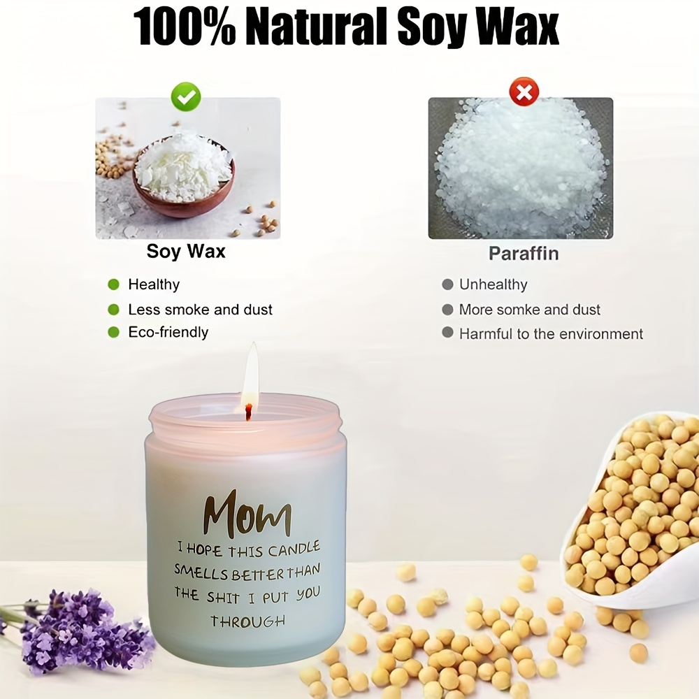 Gifts for Mom from Daughter, Mothers Day Gifts, Great Mother Gifts,  Birthday Gifts for Mom, Soy Wax Lavender Candles Gifts for Women