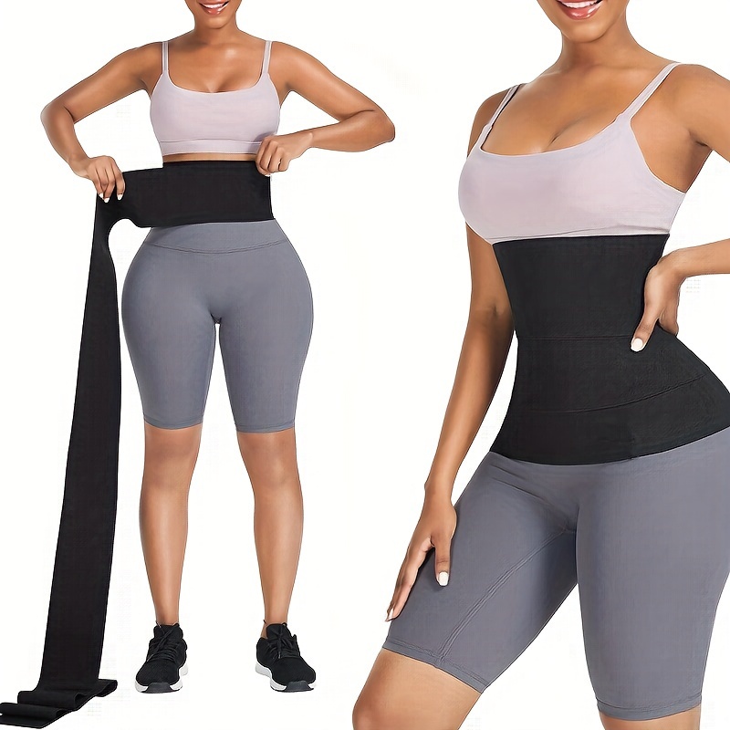 AXEVU Slim Belt for Women Belly Fat Elastic Waist Shaper for Women Lower  Belly Fat and Waist Shape Wear and HIPS Trainer Slim Stomach,Tummy Trainer