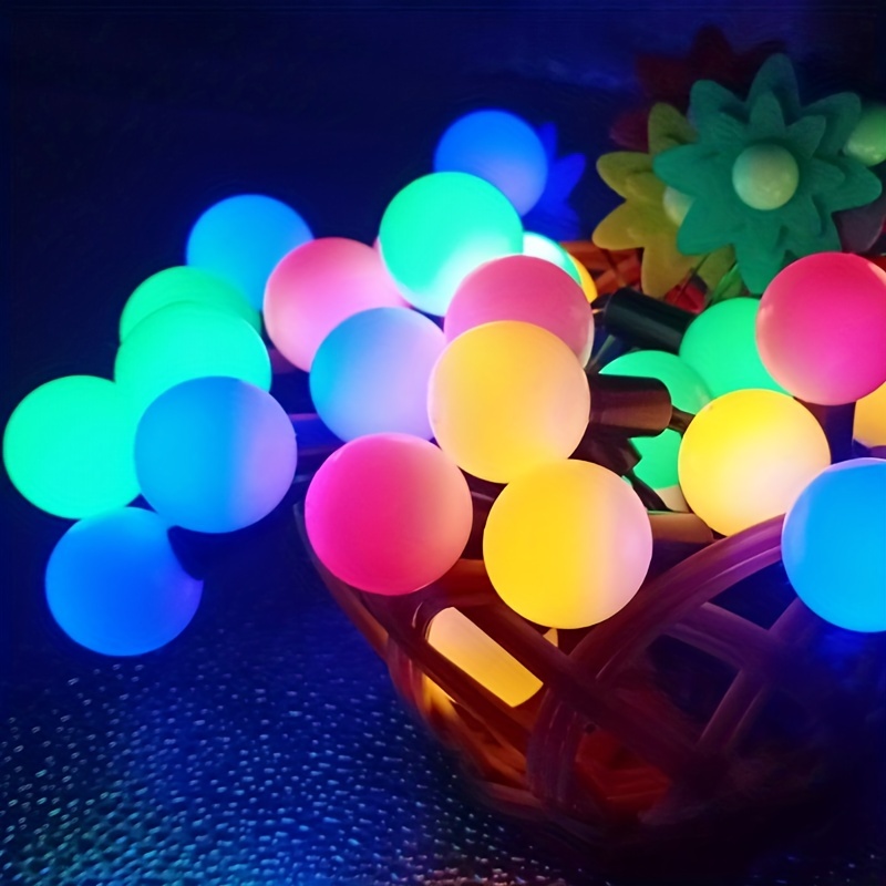 30 LED 5M Guirlande Lumineuse boules AutumnBox® Guirlandes solaire led  exterieur lampe etanche pour Anniversaire, Maison, Jardin, Terrasse,  Ceremonie, Noel