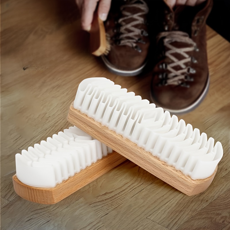 1pc 2-Sided Cleaning Brush Rubber Eraser Set Fit For Suede Nubuck