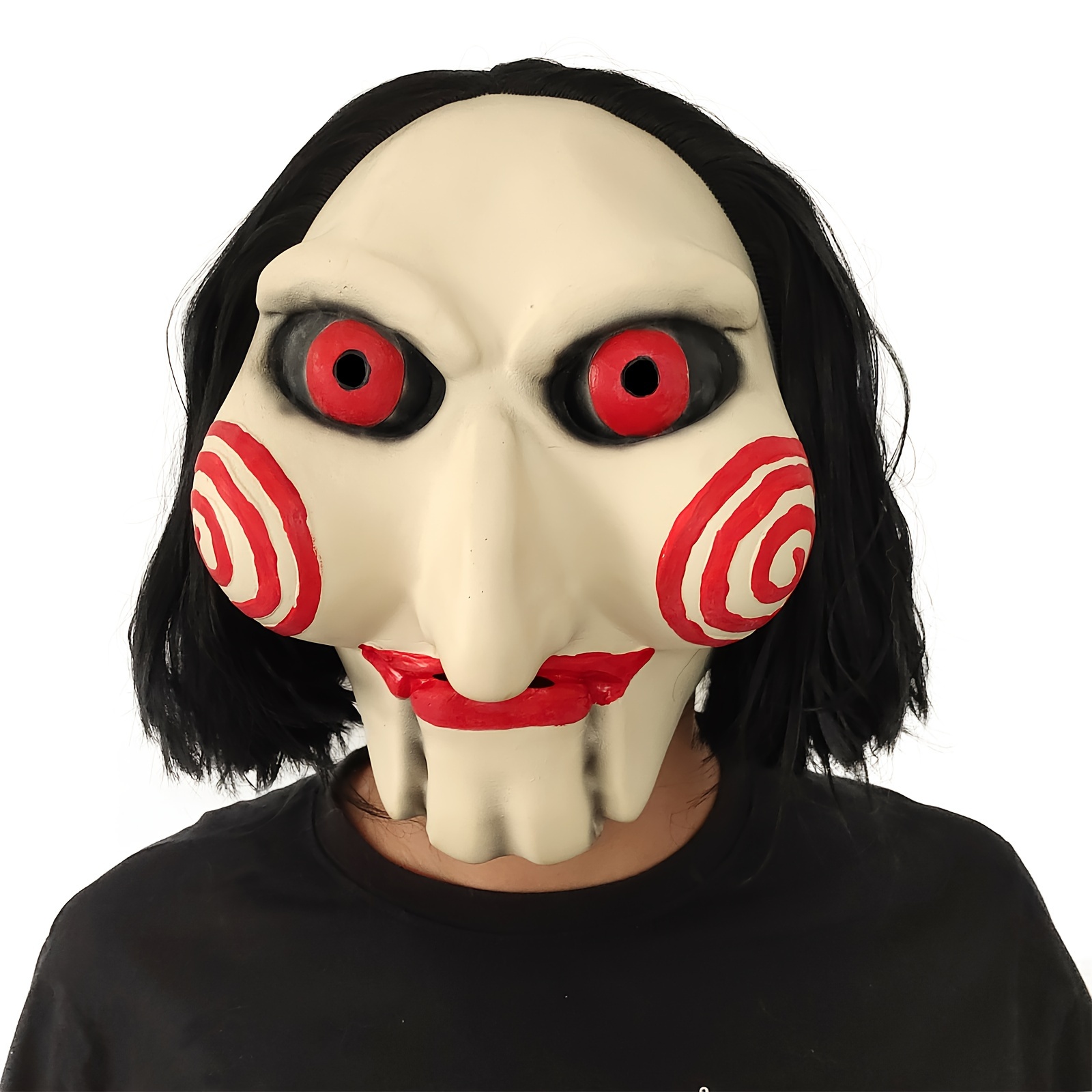 Halloween Horror Full Face Mask Ugly Woman Mask For Game - Temu