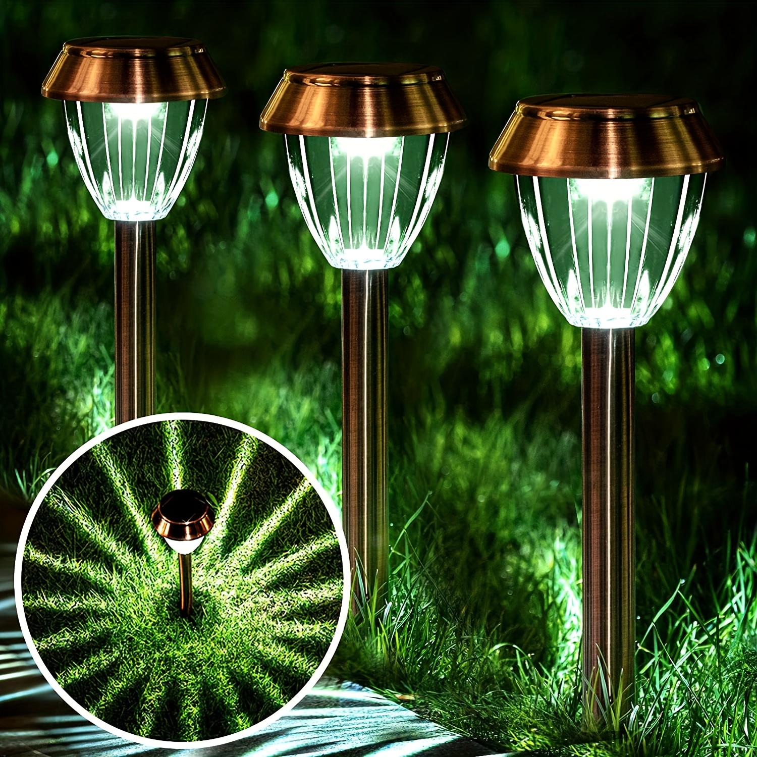 10 lampes solaires extérieures lumières de jardin lampe à - Temu Canada