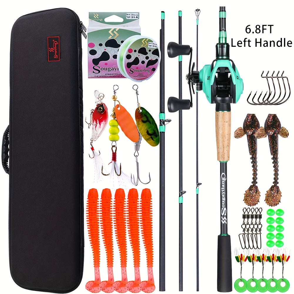 Sougayilang Fishing Rod Reel Full Kit Including Portable - Temu Australia
