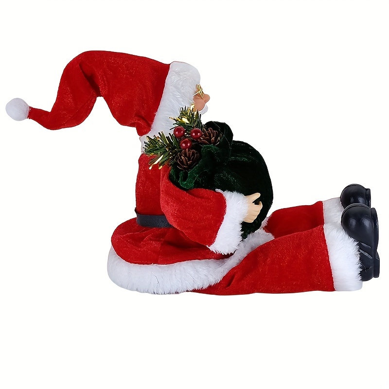 Santa Figurines Doll Christmas Sitting Santa Claus Temu