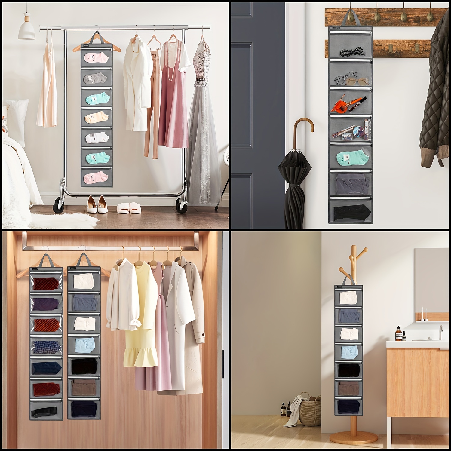  Household Essentials Hanging Zippered Garment Storage