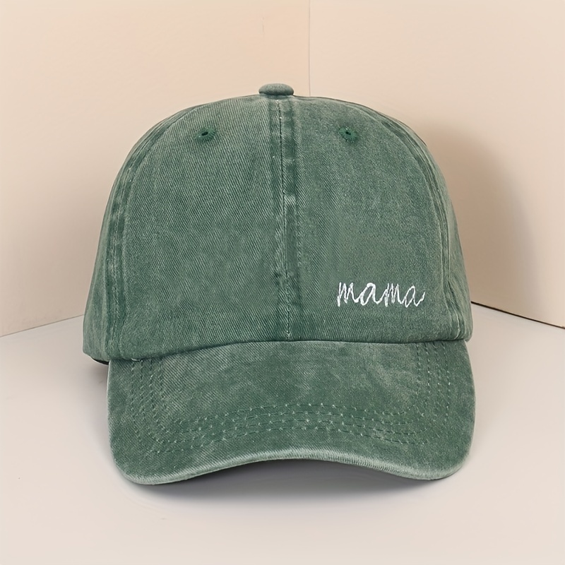 Unisex Sunshade Adjustable Baseball Cap MAMA Embroidery