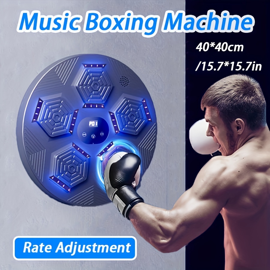Music Boxing Machine, Tapis D'entraînement De Boxe Mural, 5 Blocs