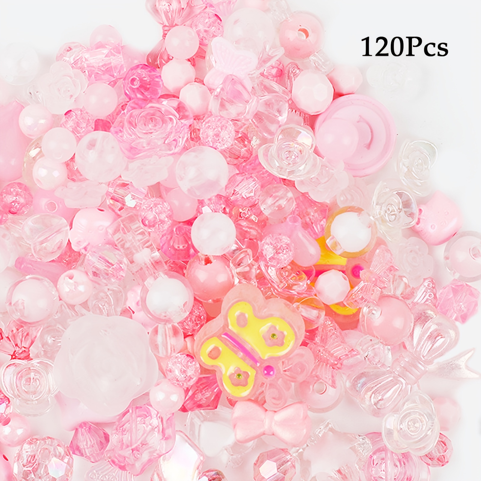 720Pcs Candy Color Acrylic Heart Beads Star Beads Round Beads, Colorful  Assorted Plastic Pastel Beads Heart Star Circle Shape Cute Loose Beads Bulk