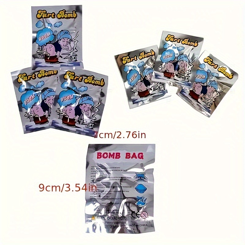 Fart Bomb Bags Smelly Stink Bombs Joke Shop Rotten Eggs Party Bag Stag  Birthday