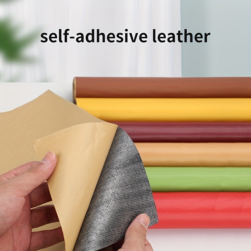 Self-Adhesive Leather Patch Repair Self Adhesive Patch Pu Paste Self Stick  On Sofa Clothing Repair Multicolor Stickers 