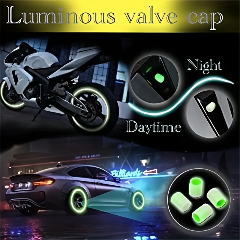 Funny Valve Stem Luminous Tire Pranks Core Tire - Temu