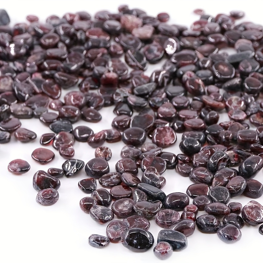 Natural Garnet Tumbled Chips Stone for Decor