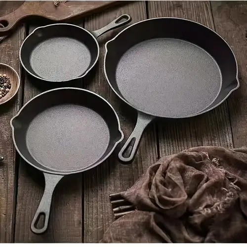 6 Inch 16cm Portable Small Mini Round Frying Pan Cast Iron Skillet