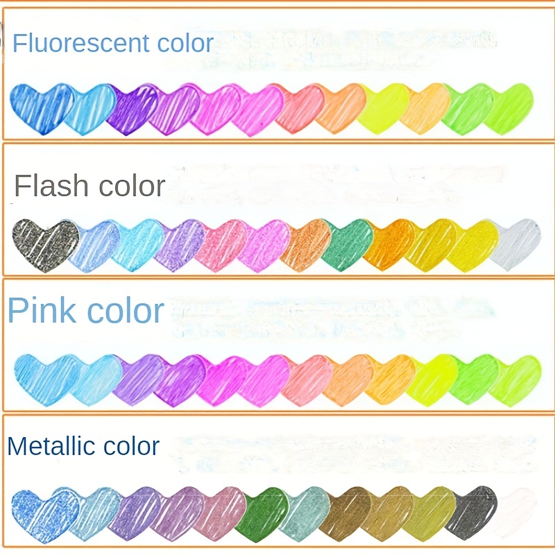 12 Kinds Of Colors Ballpint Gel Pen Highlighter Filling - Temu Australia