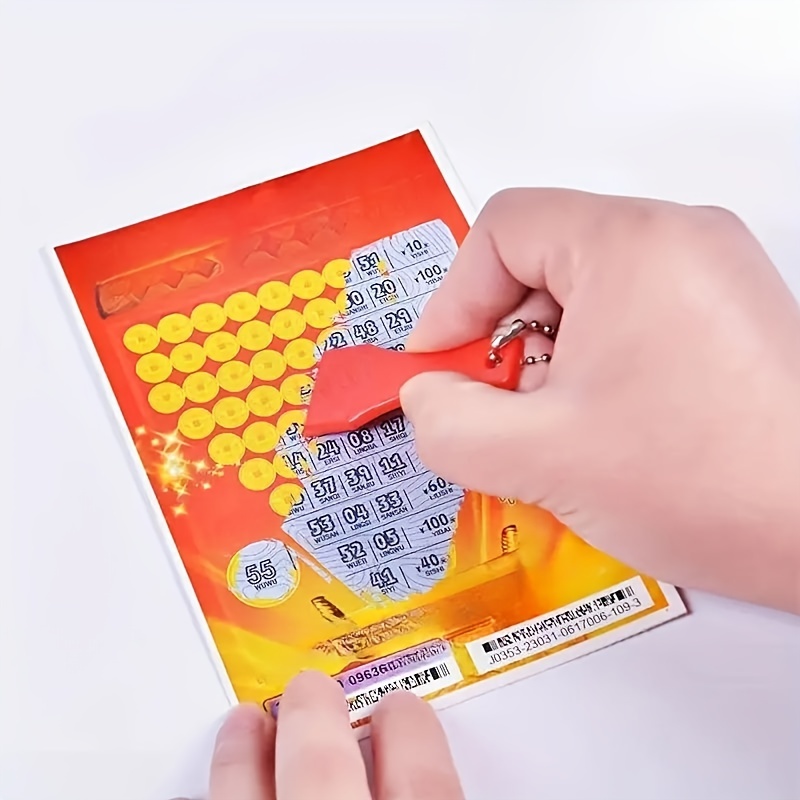 10Pcs lottery ticket holders Daily Use Scraper Tool Lottery Ticket Holders  for