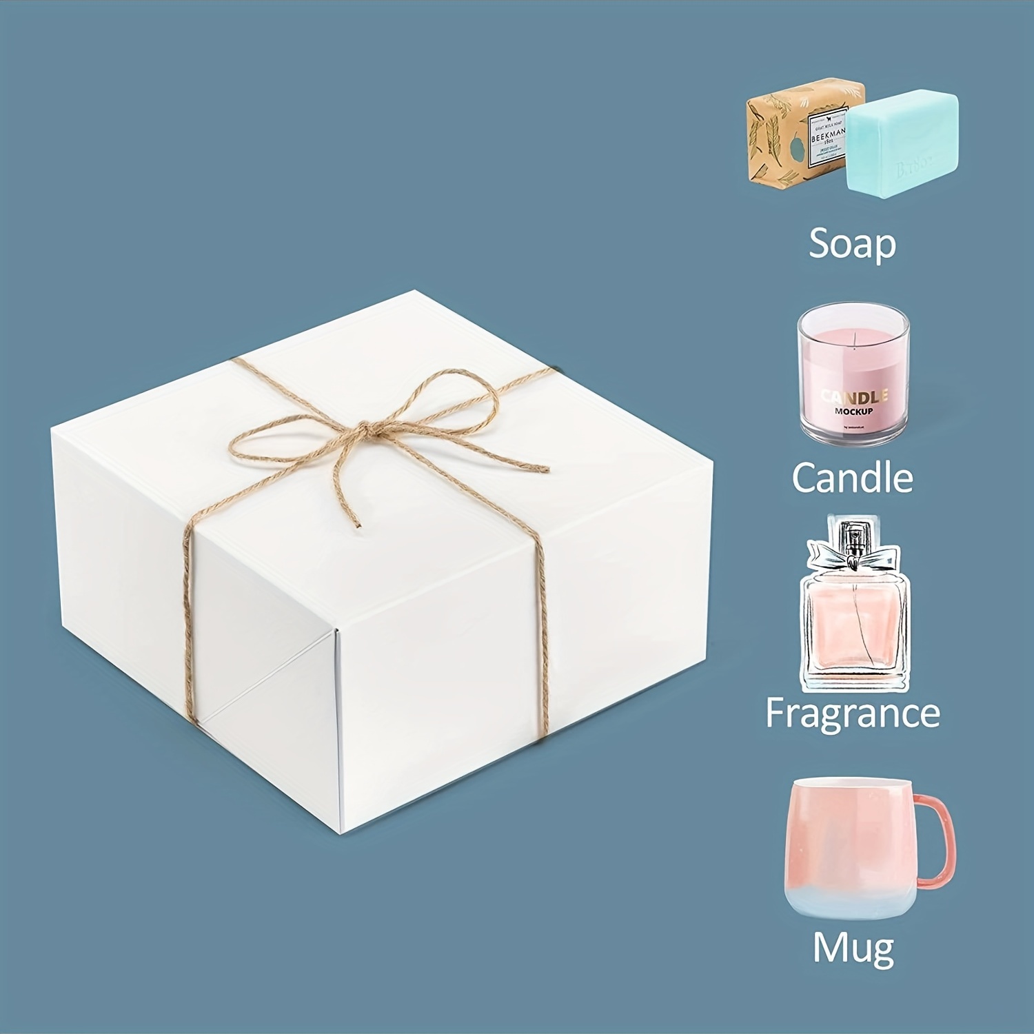 Gift Boxes With Lids White Gift Boxes Bulk For Presents - Temu