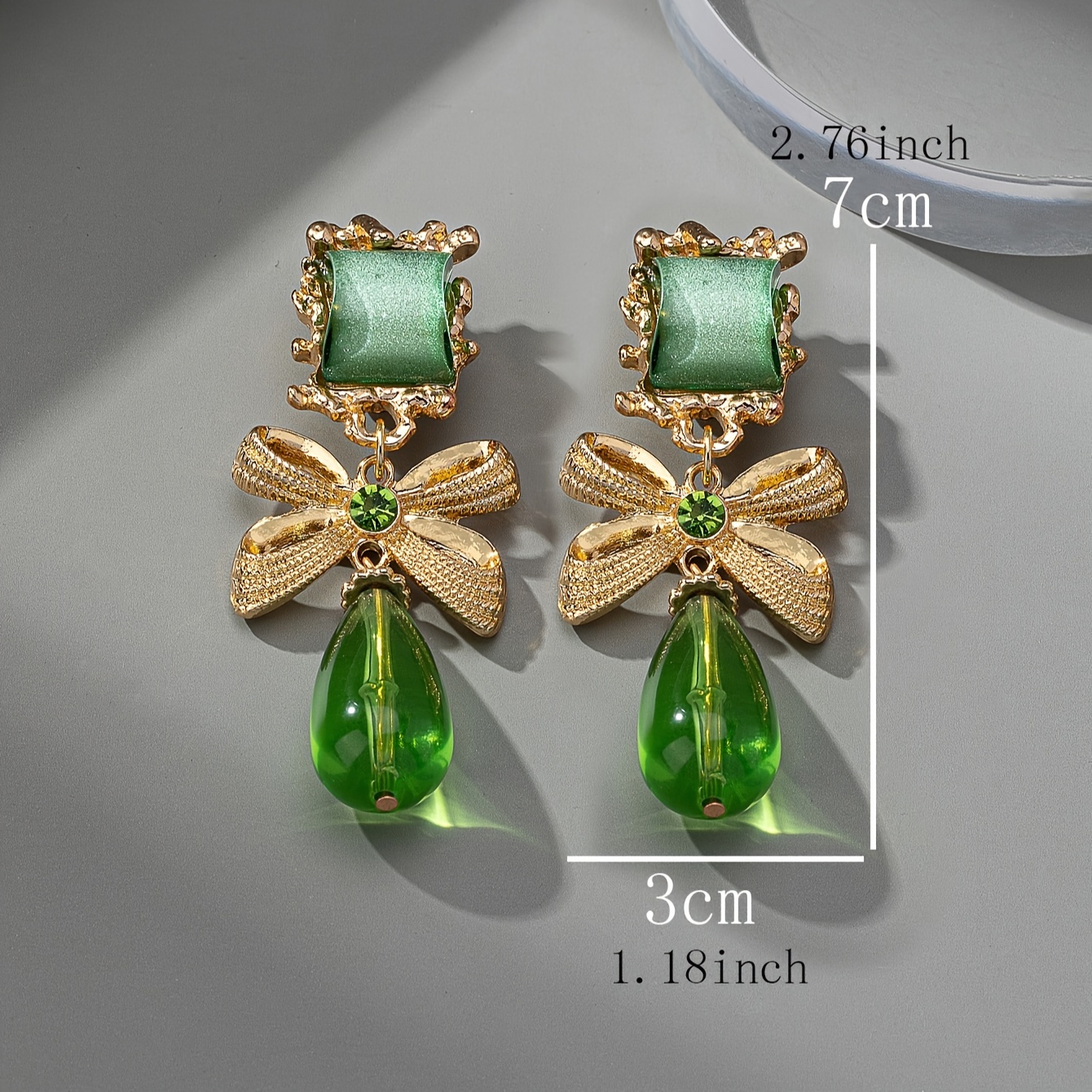 Lot De 3 Paires De Boucles D'oreilles à Clips Rétro - Perles Et Métal Doré - Occasion Bon état