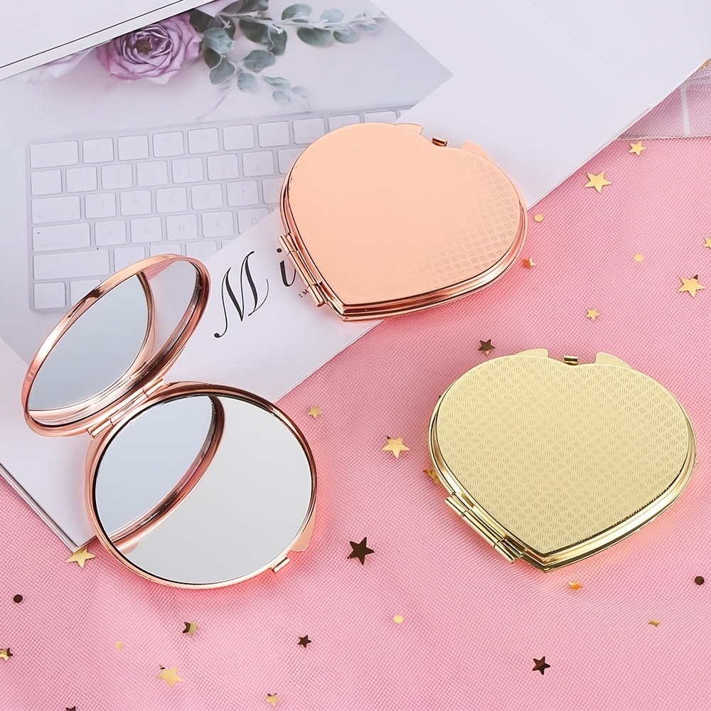 5 Compact Mirror Double Sided Mirror 58mm Decorative Area With 