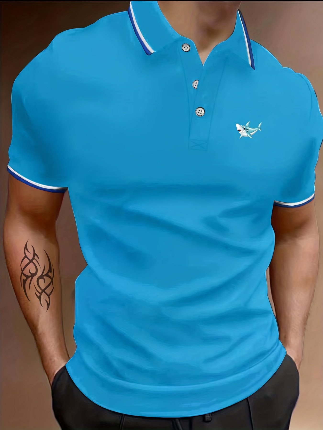 Shark hot sale golf shirt