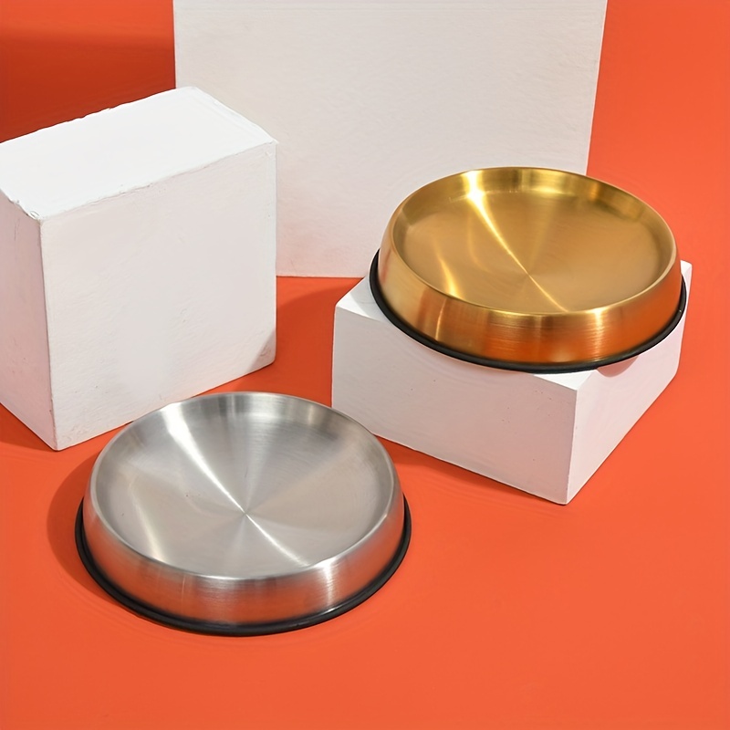 

Premium Stainless Steel Pet Bowl With Silicone Non-slip Base - Perfect For Dogs & Cats!