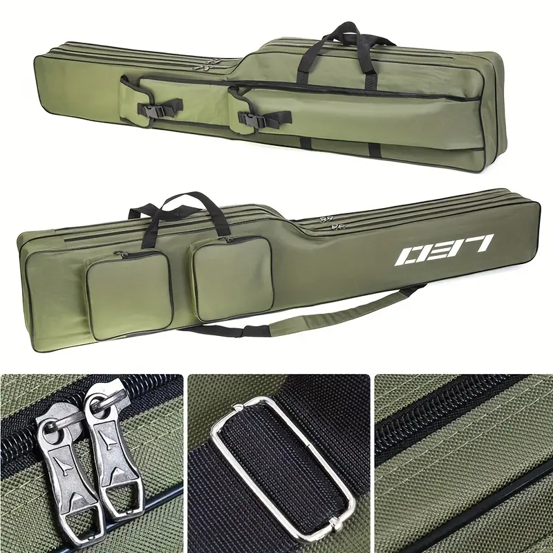 Portable Fishing Rod Case Foldable Durable Convenient - Temu Canada