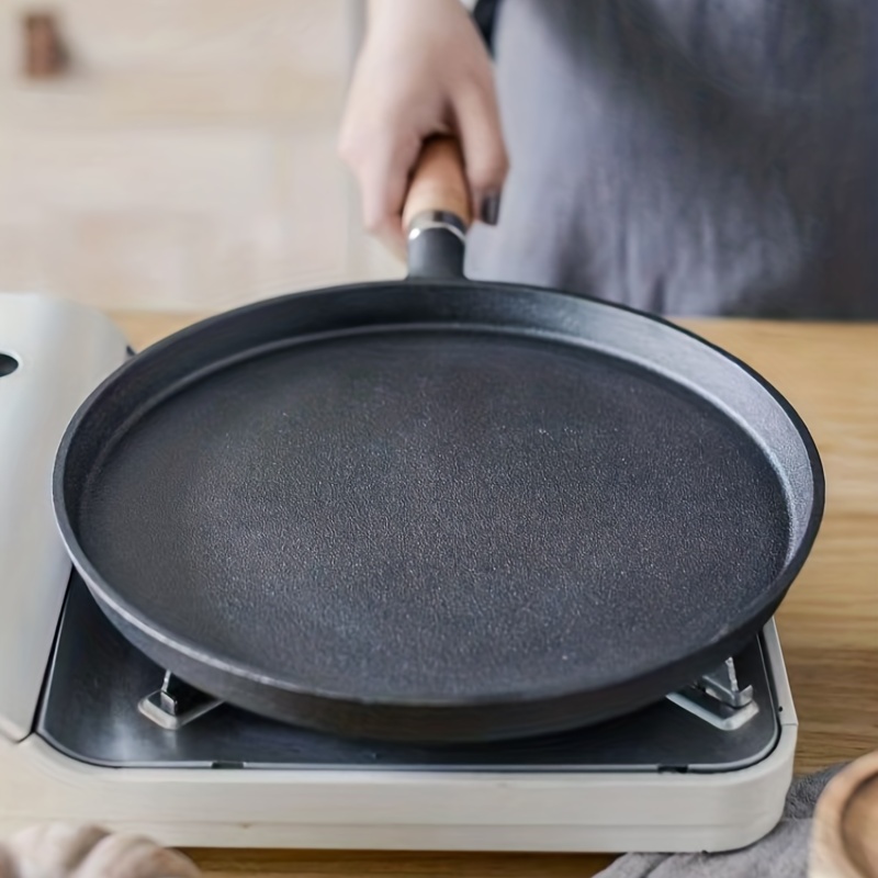 Pan Frying Pan Non Stick Griddle Cast Iron Flat Grill Small Fry Omelet  Breakfast Steel Skillet Wok Pans Sauce Bottom 