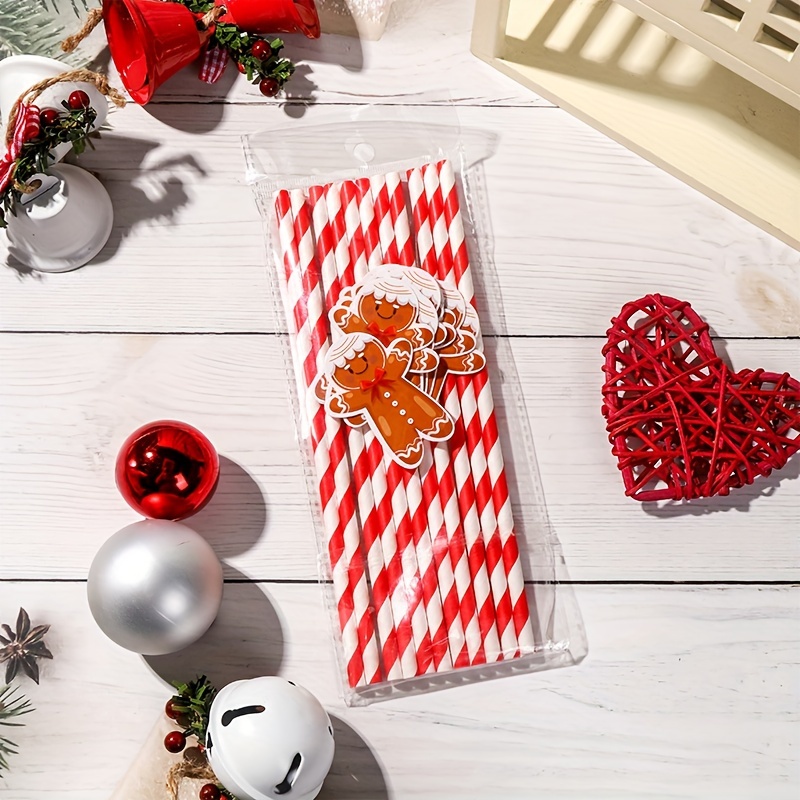 Gingerbread Reusable Straws