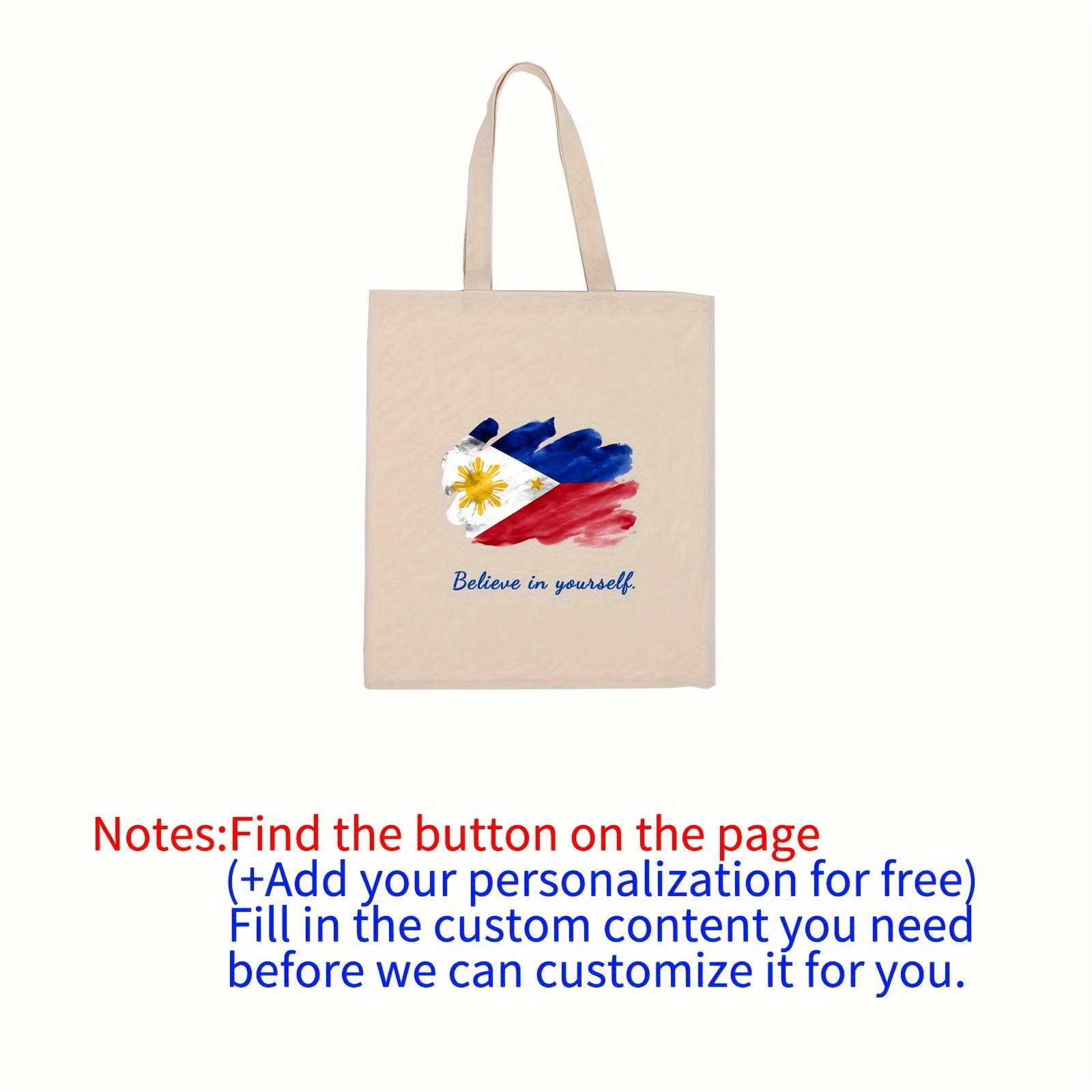 Personalized canvas cheap bags philippines