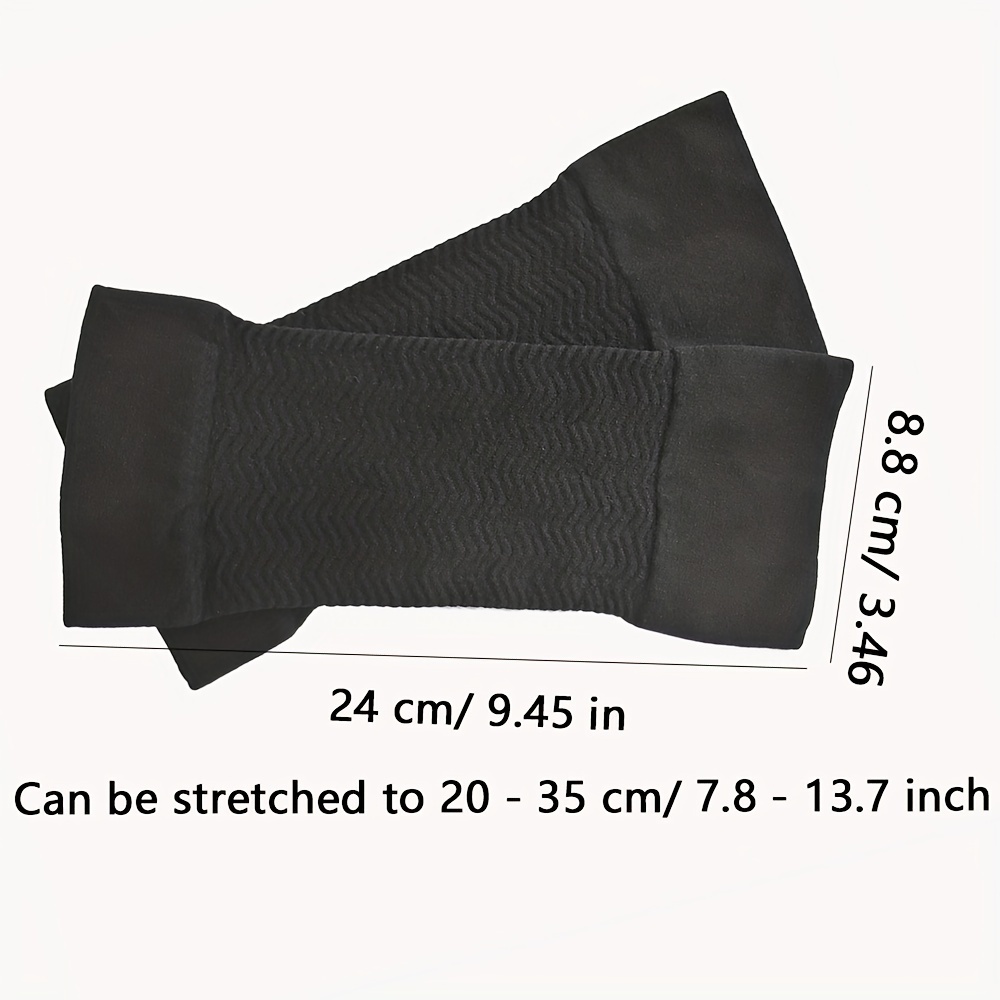 Memoi Reach Arm Slimming Sleeve Shaper Black