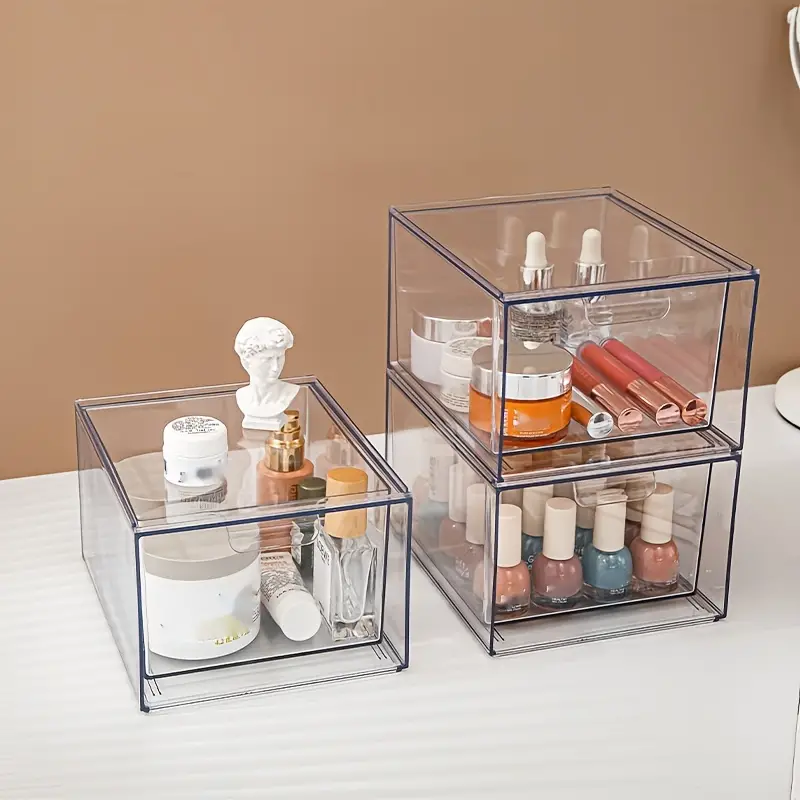 Stackable Makeup Organizer Storage