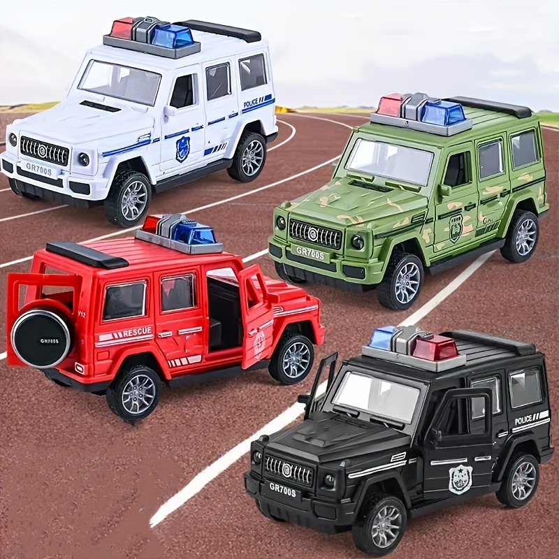 Truck and Police Car Toys SET