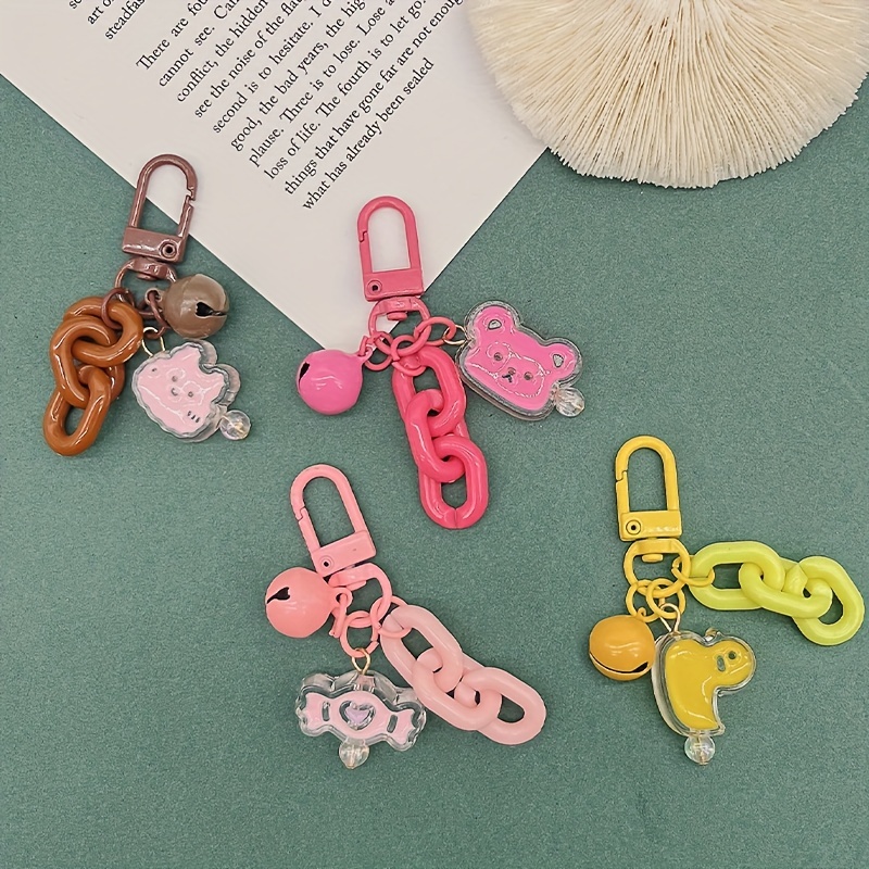 Cute Keychain Aesthetic Keychain Accessories Kawaii Key Ring For Women, keychain For Girl Charm For Airpod,backpack