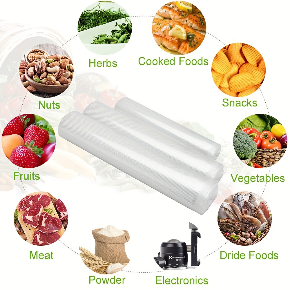 Food Vacuum Sealer For Vegetables, Fruits, Meat, Snacks, With