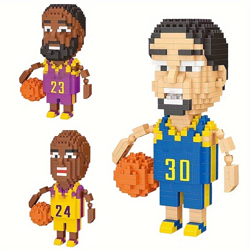 Diy Basketball Player Miniature Doll Building Block Toy Gift Create