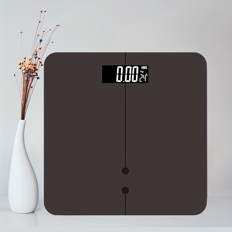 

1pc Digital Body Weight Scale, High Accuracy Body Weighing Scale, Household Electronic Scale With Led Display, Digital Bathroom Body Scale For Home, Bathroom Tools