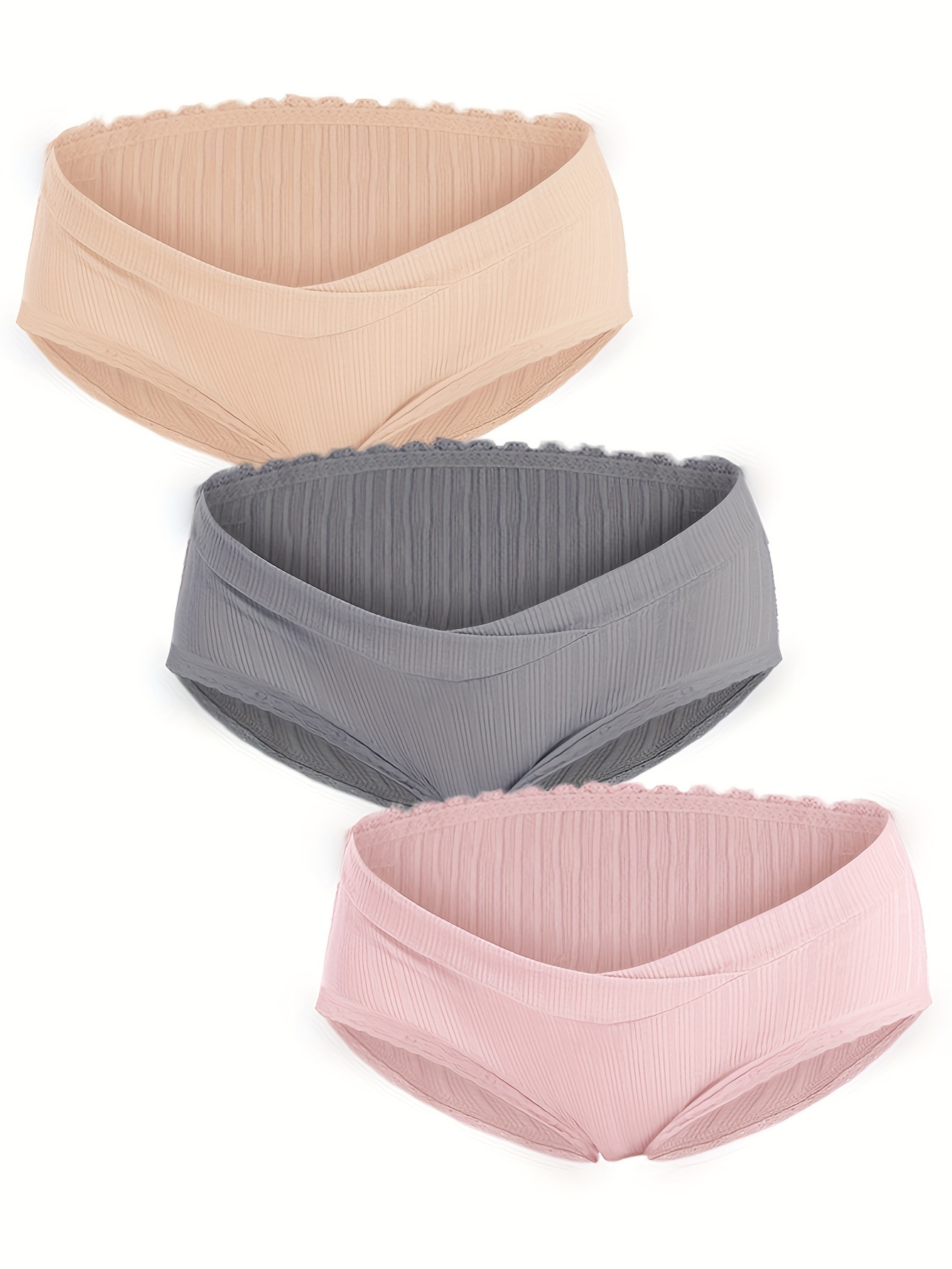 Pregnant Women's Low Waist Belly Support Underwear Pregnancy - Temu