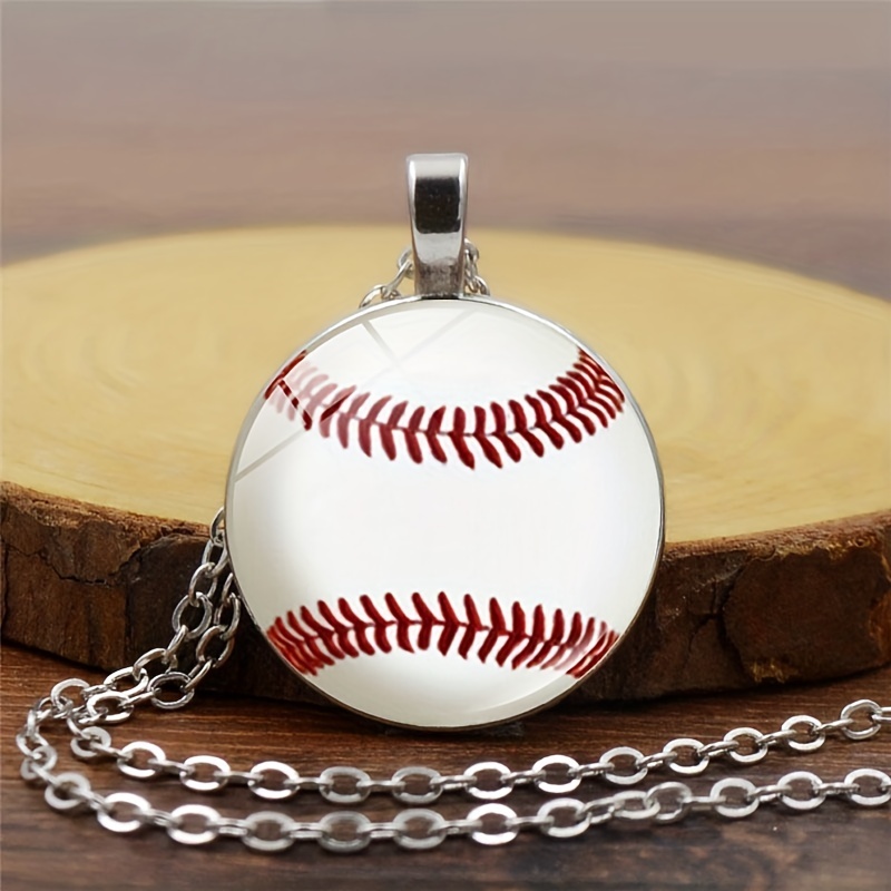 Creative Baseball Beads For Jewelry Making Simple Style Cute - Temu