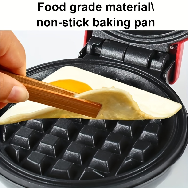 Mini Waffle Maker Machine, Nonstick Waffle Iron For Pancakes, Waffles,  Breakfast, Lunch, Snack, Household Cooking Machine Electric Round Griddle  For Individual Pancakes - Temu