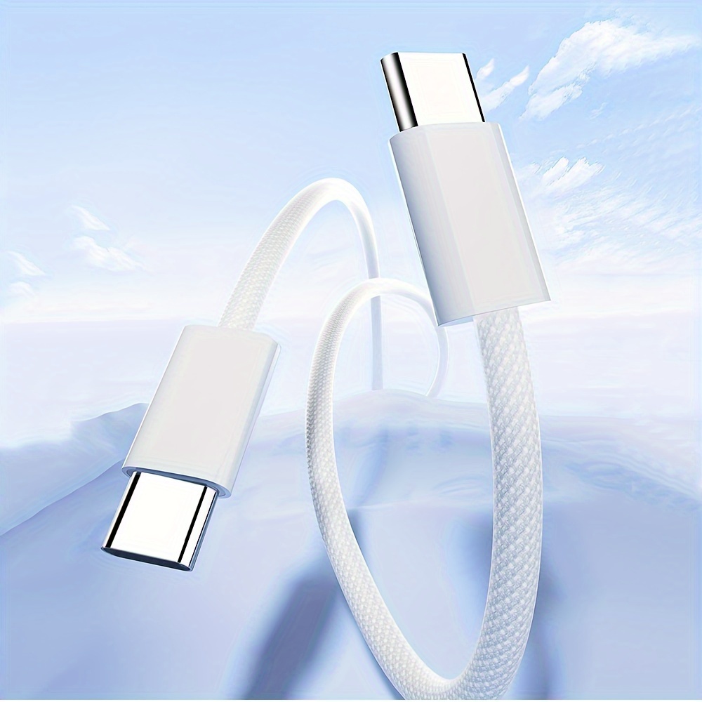 60W For IPhone 15 Cable, USB C To USB C Charging Cable 6ft, Type C To Type  C Fast Charger Cord Compatible For IPhone 15/15 Pro/15 Pro Max/15 Plus/for