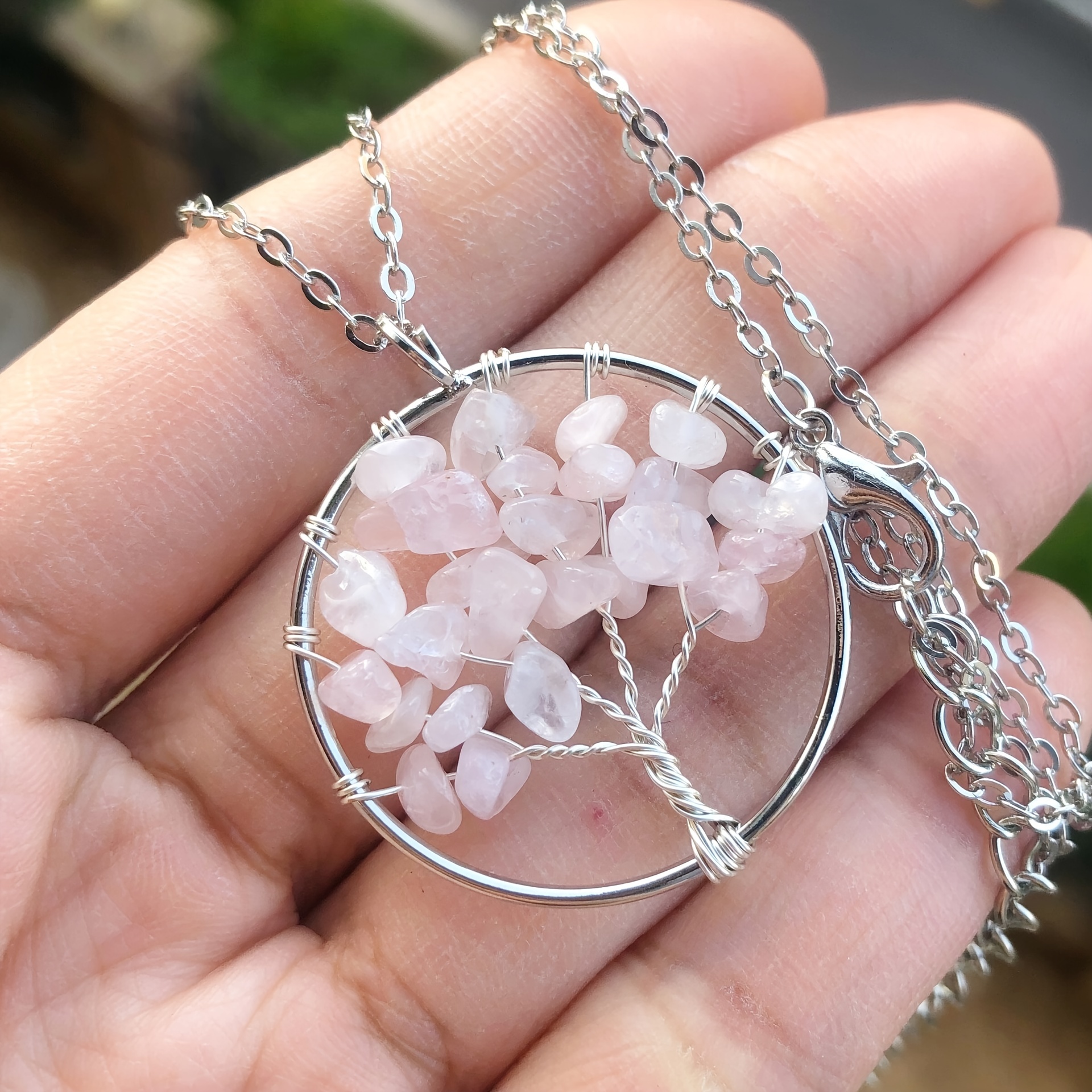 Crystal necklace store for anxiety