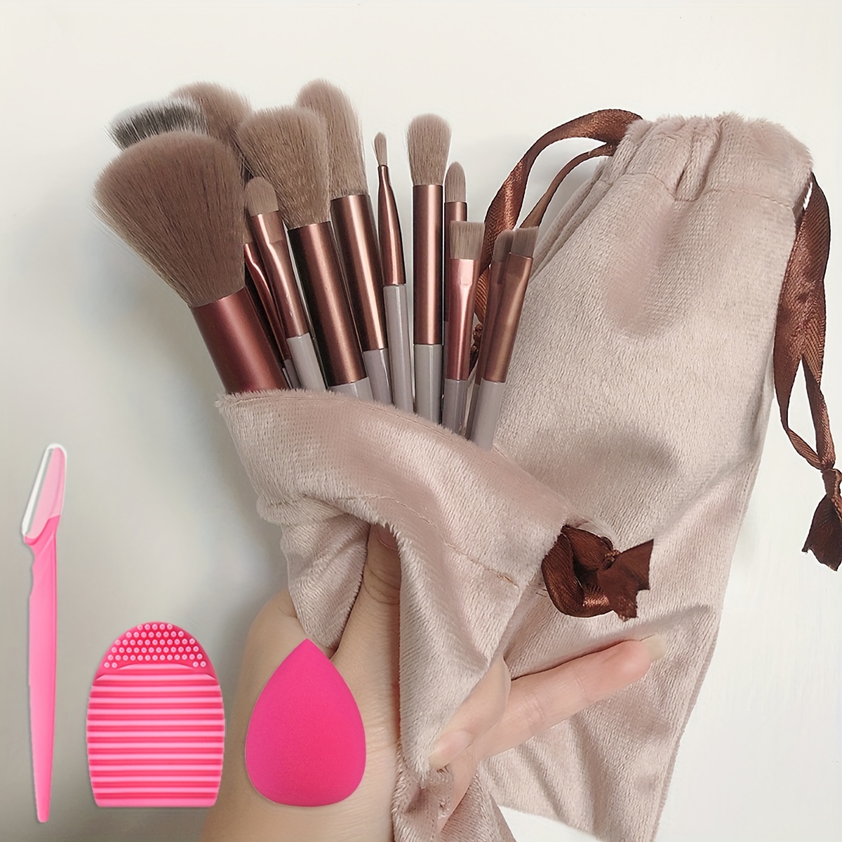 Professional Makeup Brush Set Includes Concealer Blush Loose - Temu