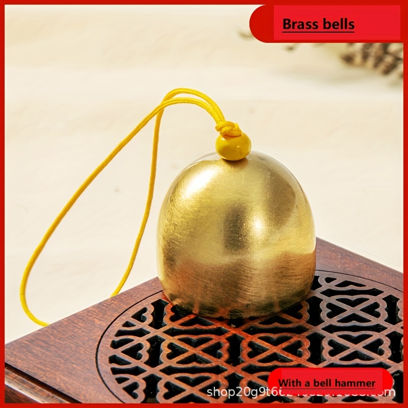 Craft Bells,20Pcs Jingle Bells Brass Bells for Crafts with Spring Hooks Hanging