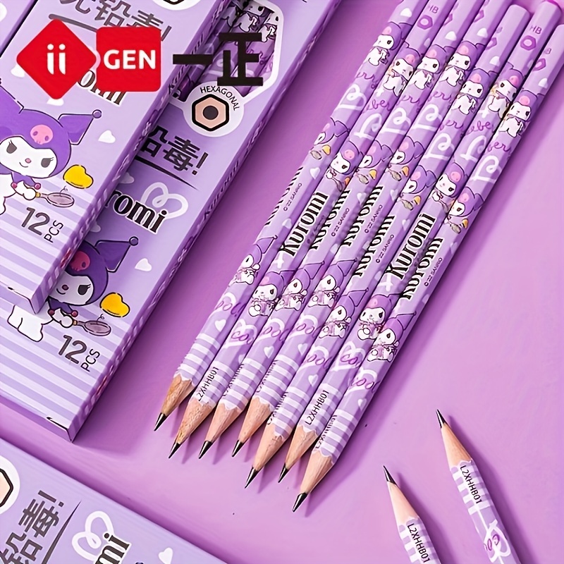 Crayons flexibles - crayons pliables - avec gomme - différentes couleurs -  lot de 8 pièces